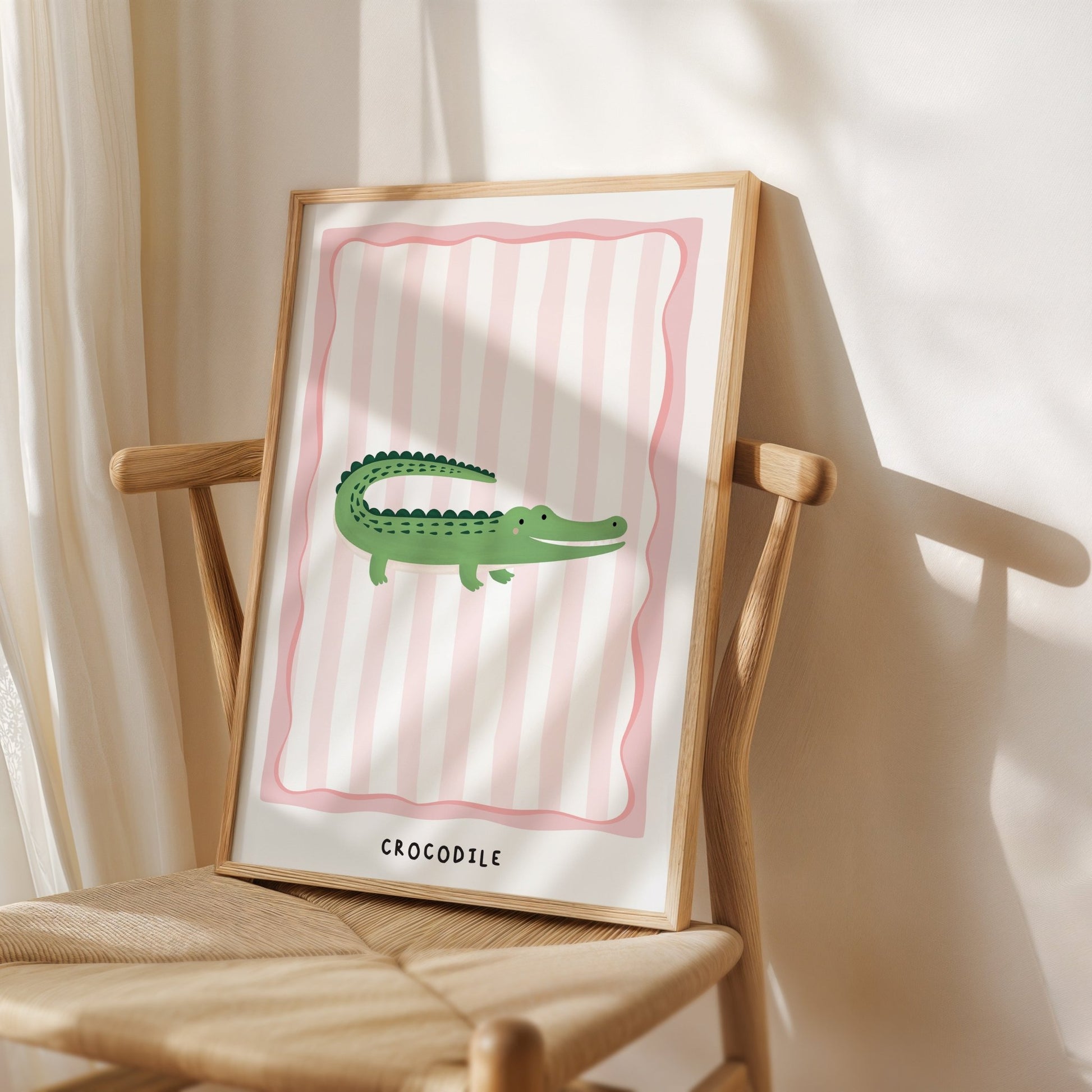 Jungle Crocodile | Unframed - Mini Chateau