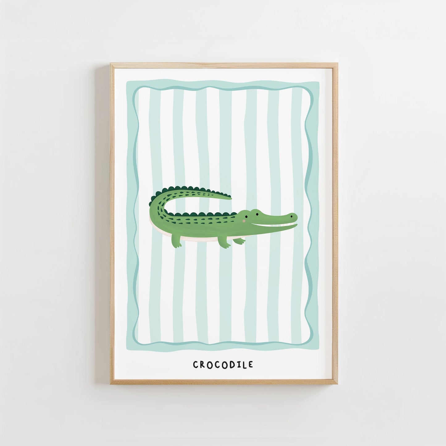 Jungle Crocodile | Unframed - Mini Chateau