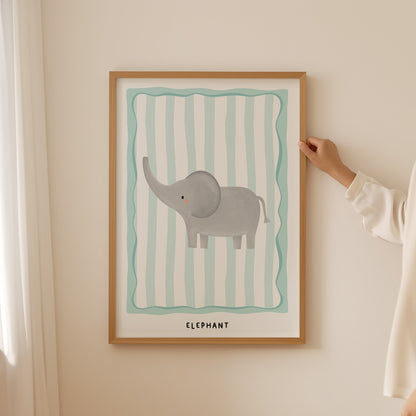 Jungle Elephant | Unframed - Mini Chateau