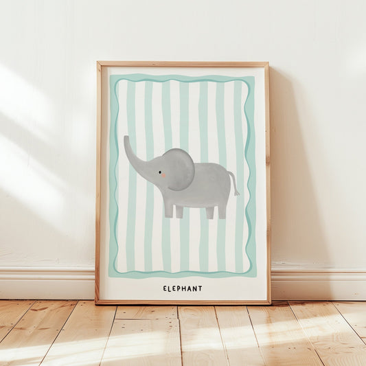 Jungle Elephant | Unframed - Mini Chateau