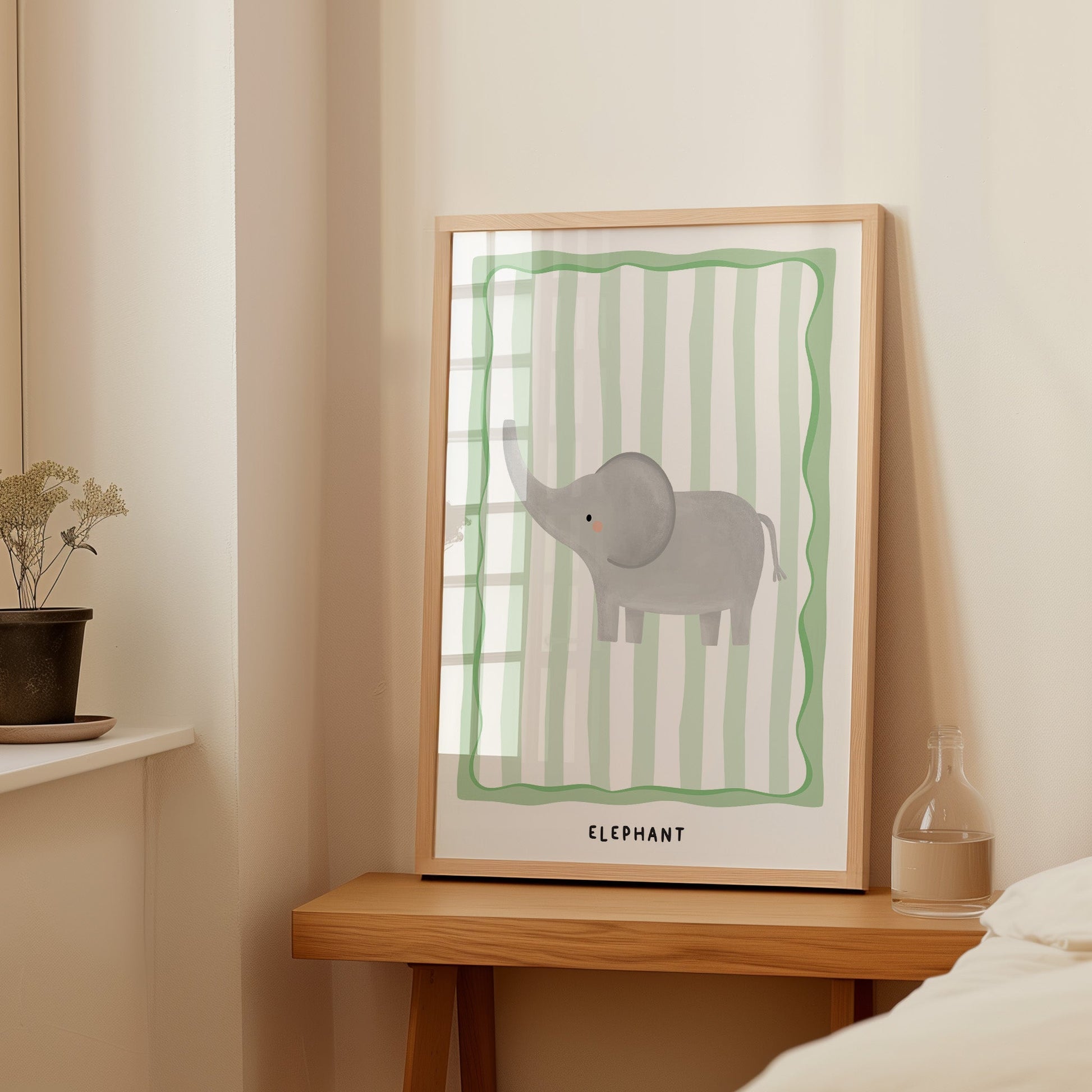 Jungle Elephant | Unframed - Mini Chateau