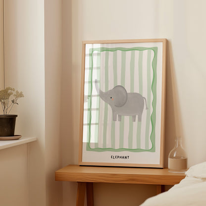 Jungle Elephant | Unframed - Mini Chateau