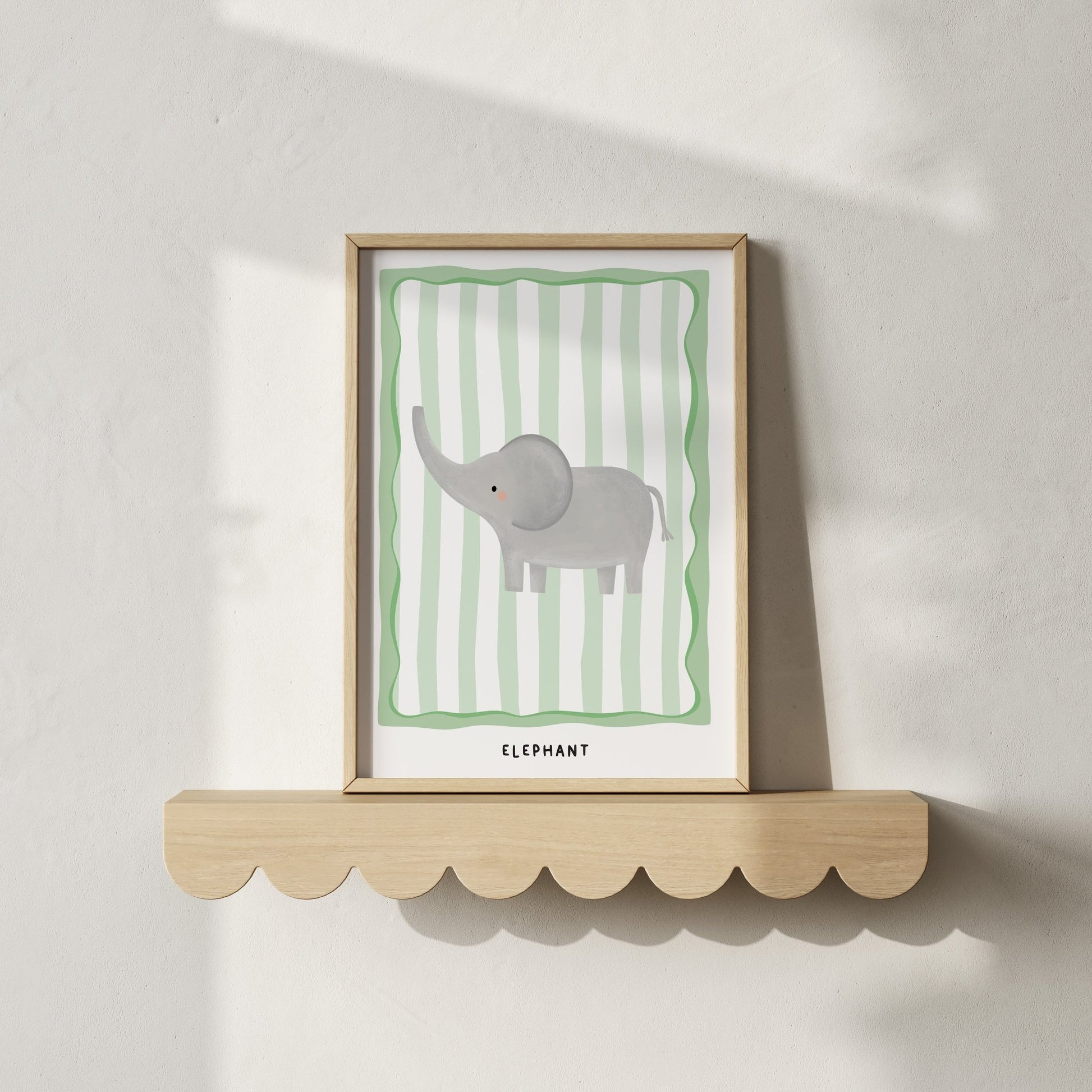 Jungle Elephant | Unframed - Mini Chateau