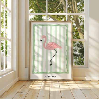 Jungle Flamingo | Unframed - Mini Chateau
