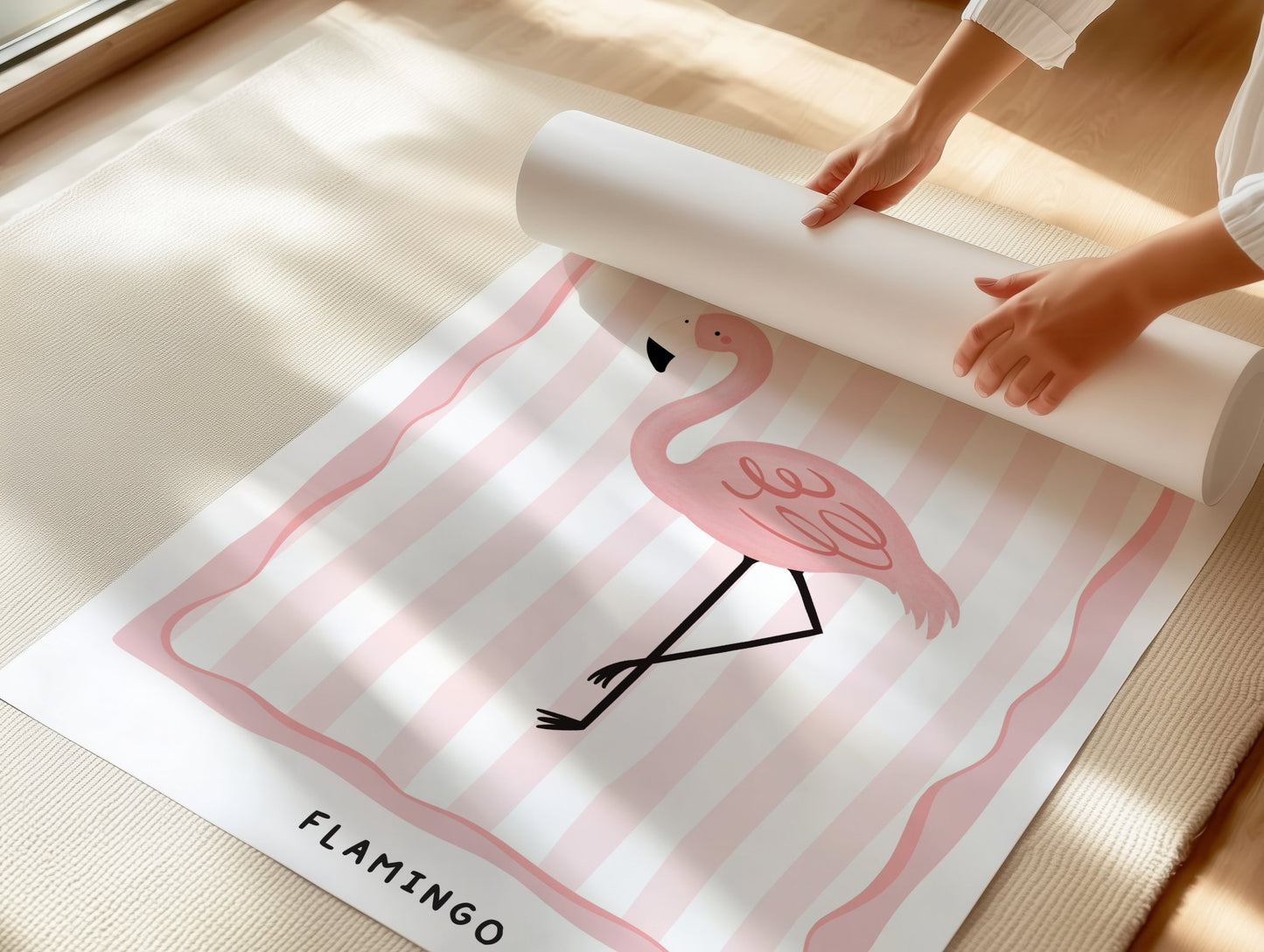 Jungle Flamingo | Unframed - Mini Chateau
