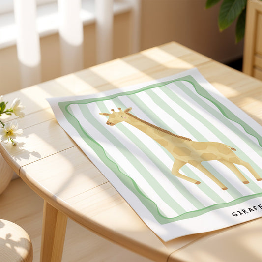 Jungle Giraffe | Unframed - Mini Chateau