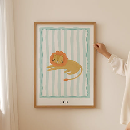 Jungle Lion | Unframed - Mini Chateau