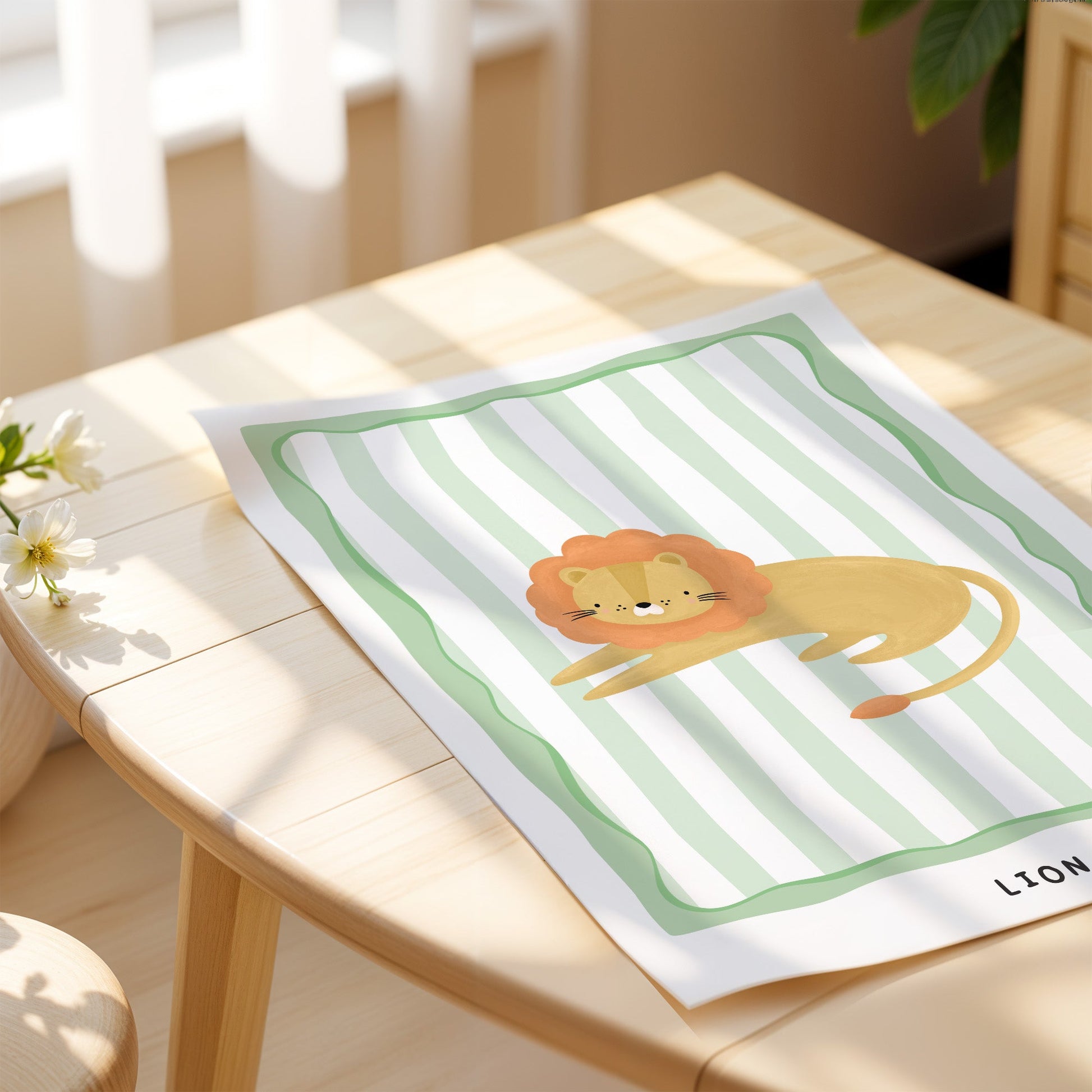 Jungle Lion | Unframed - Mini Chateau