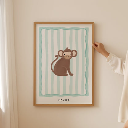 Jungle Monkey | Unframed - Mini Chateau