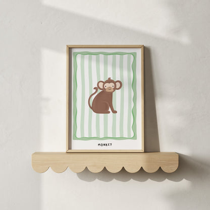 Jungle Monkey | Unframed - Mini Chateau