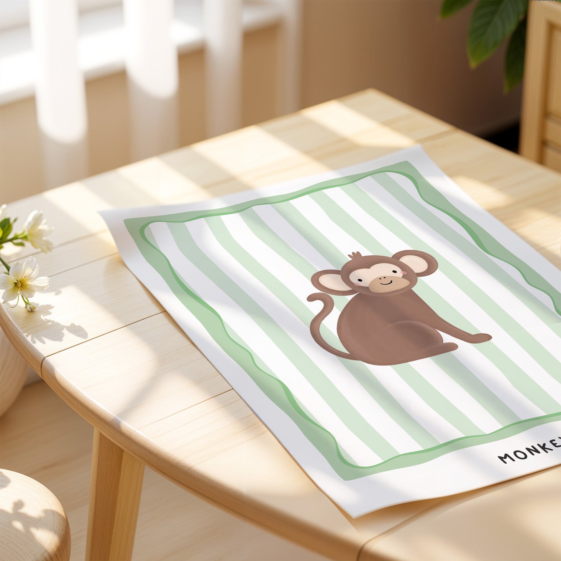 Jungle Monkey | Unframed - Mini Chateau