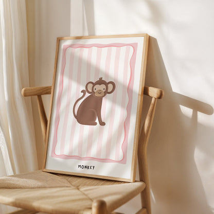 Jungle Monkey | Unframed - Mini Chateau