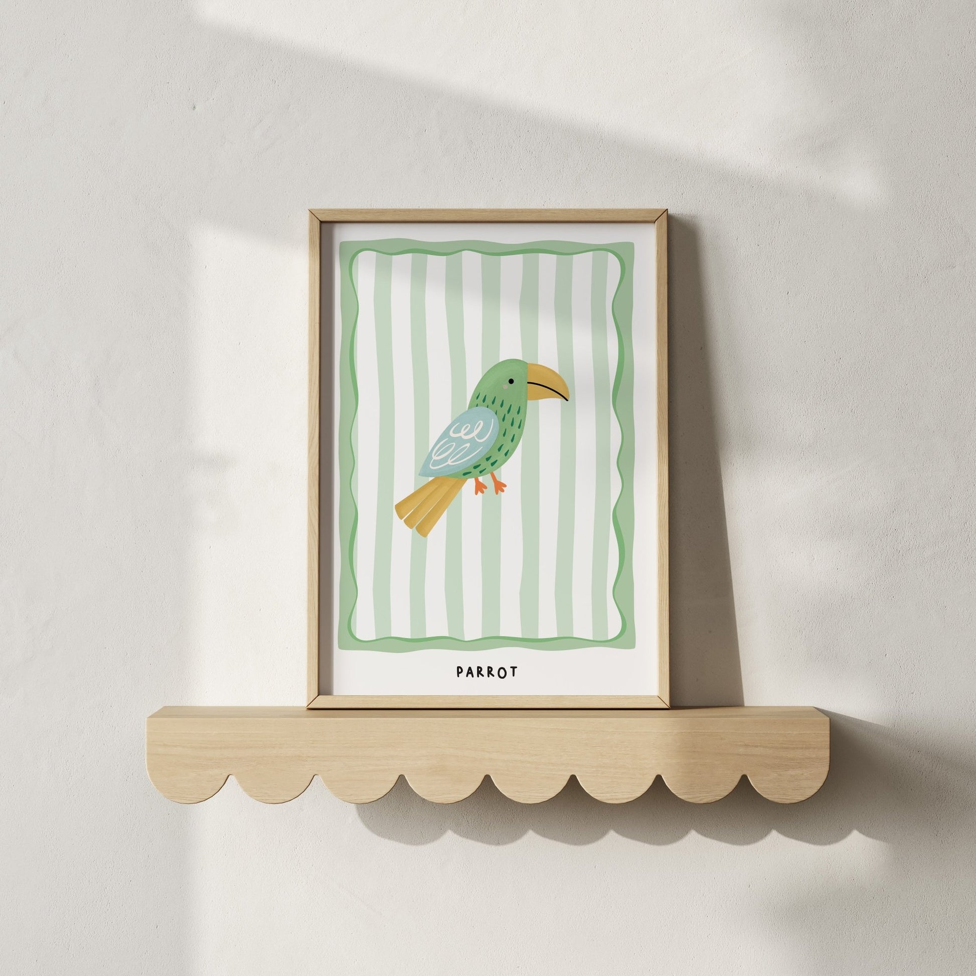 Jungle Parrot | Unframed - Mini Chateau