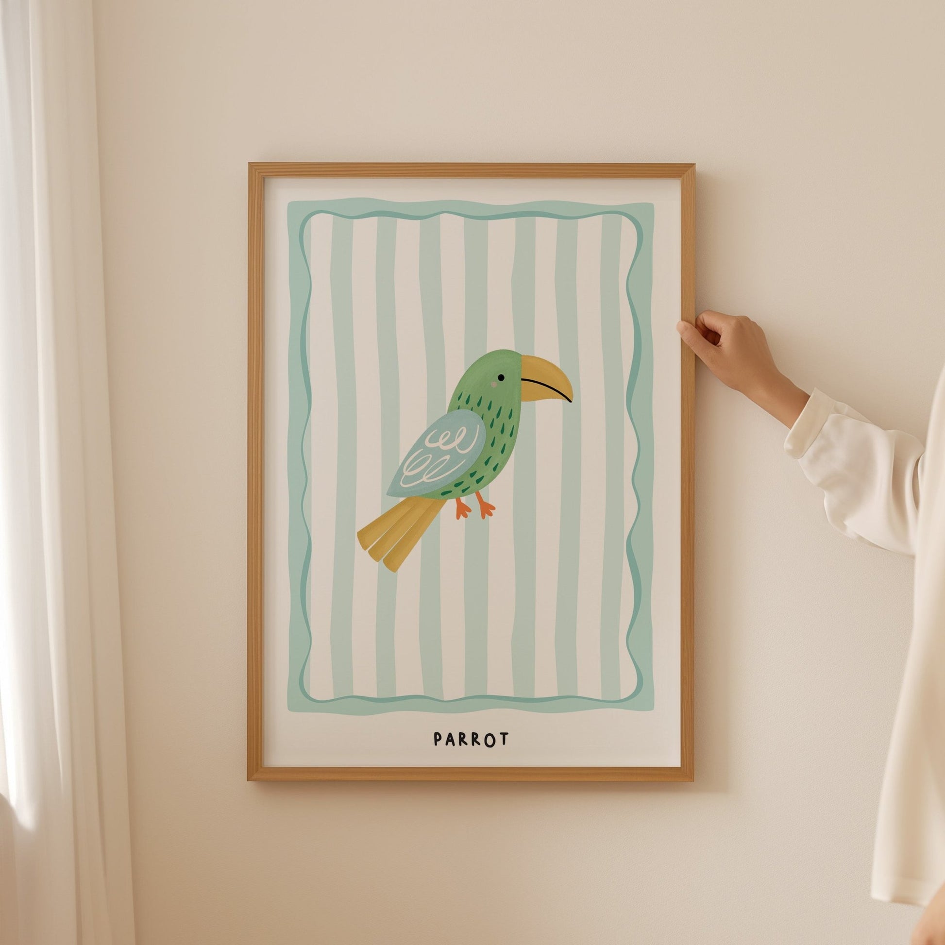 Jungle Parrot | Unframed - Mini Chateau