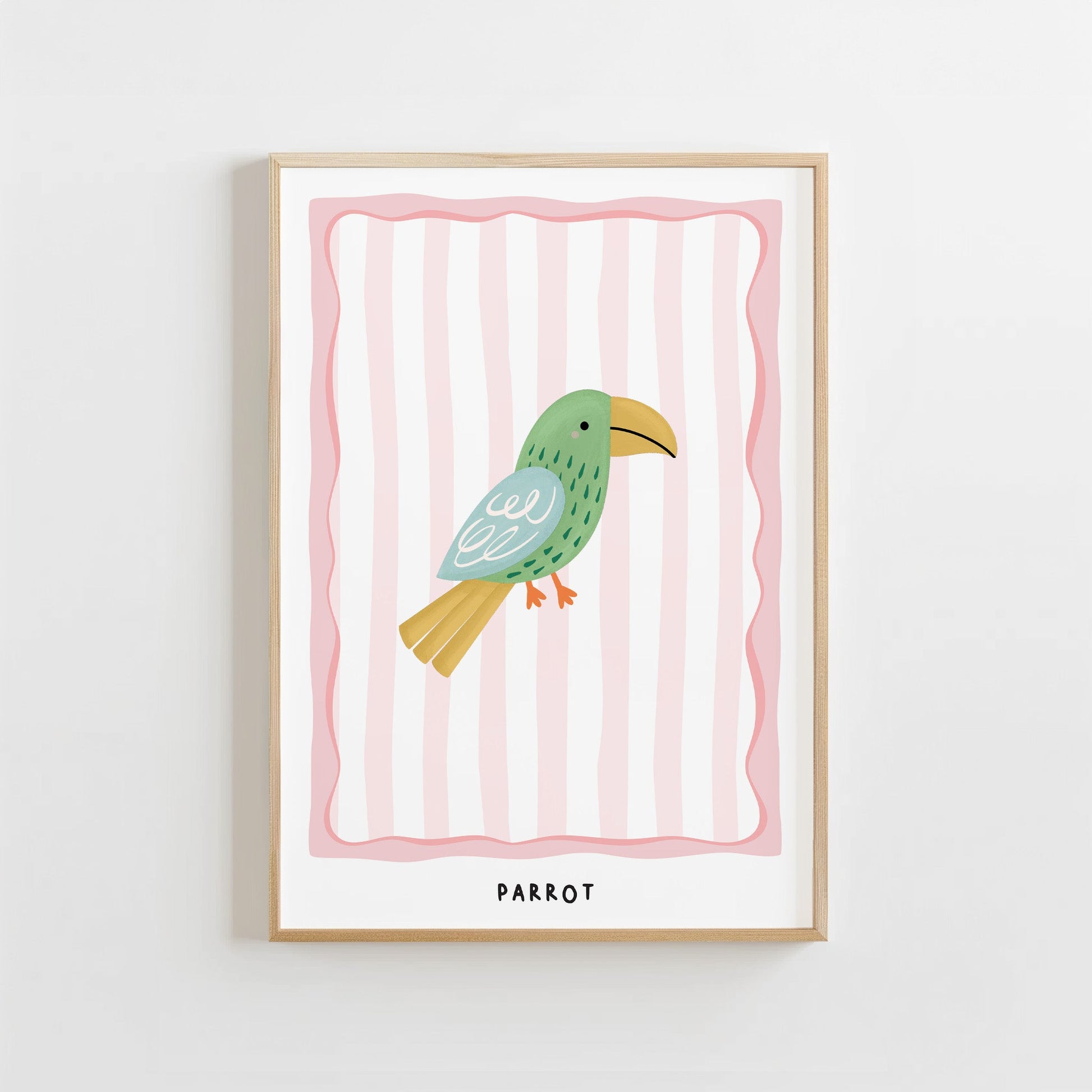 Jungle Parrot | Unframed - Mini Chateau