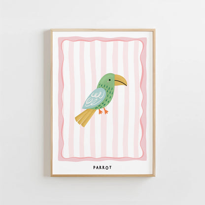 Jungle Parrot | Unframed - Mini Chateau