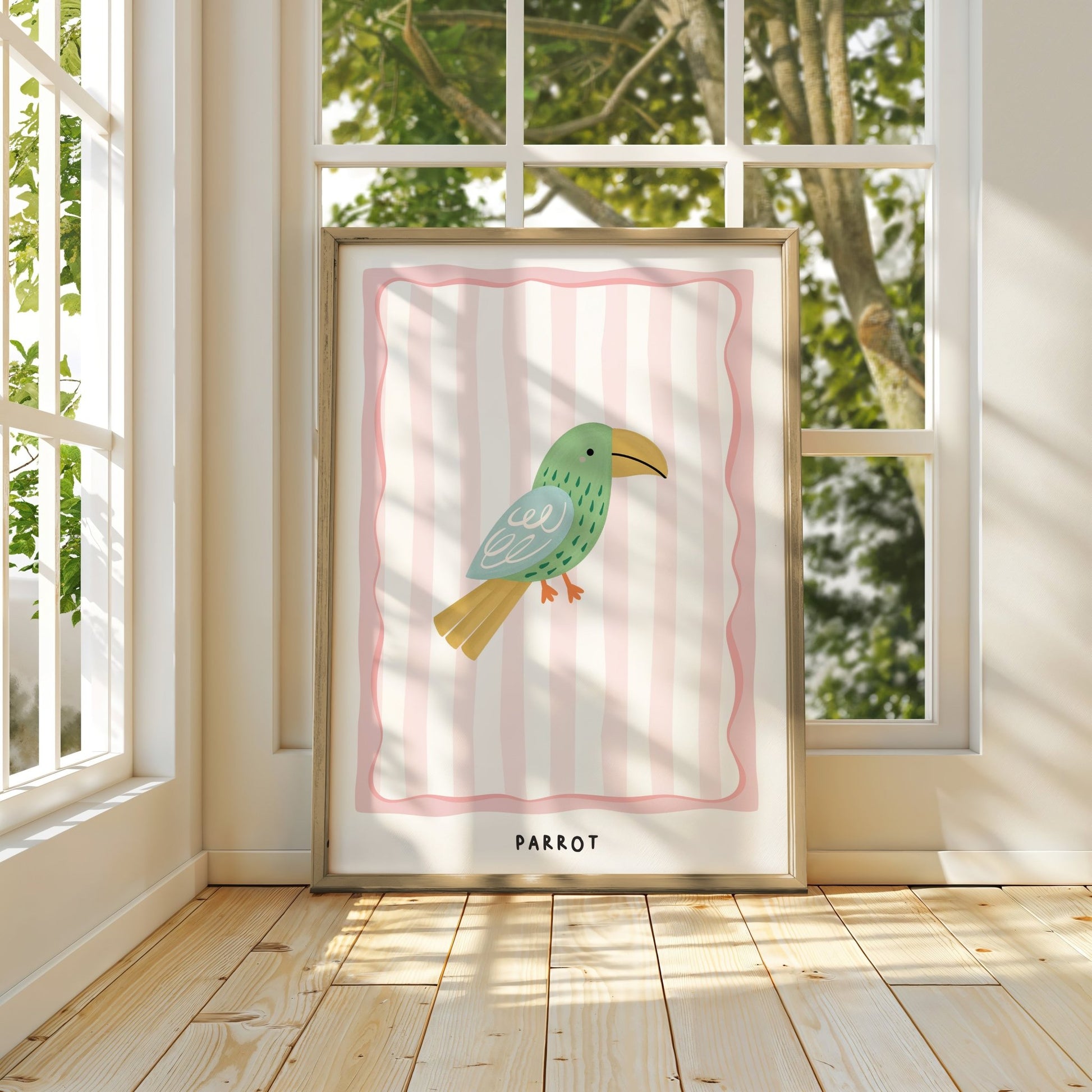 Jungle Parrot | Unframed - Mini Chateau
