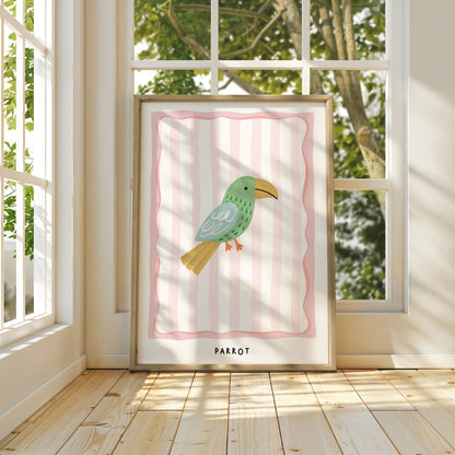 Jungle Parrot | Unframed - Mini Chateau