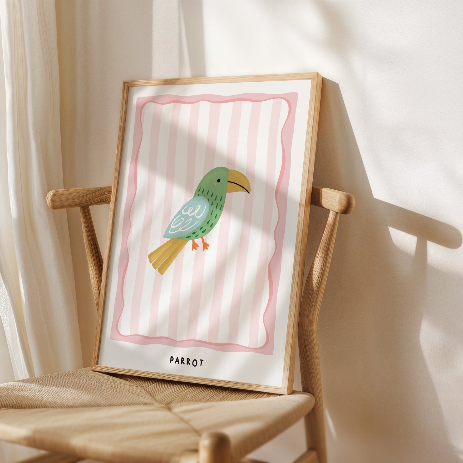 Jungle Parrot | Unframed - Mini Chateau