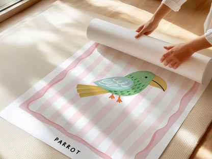 Jungle Parrot | Unframed - Mini Chateau