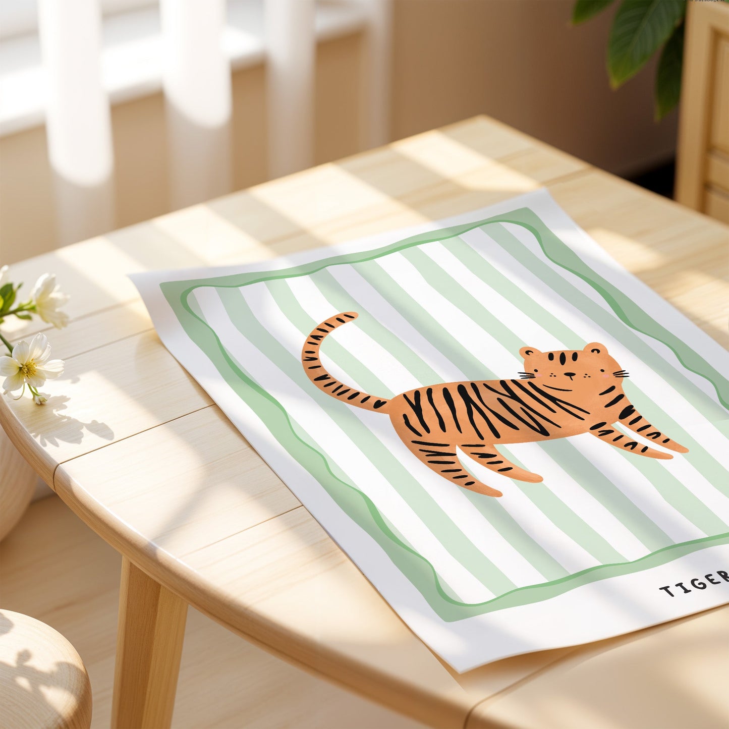 Jungle Tiger | Unframed - Mini Chateau