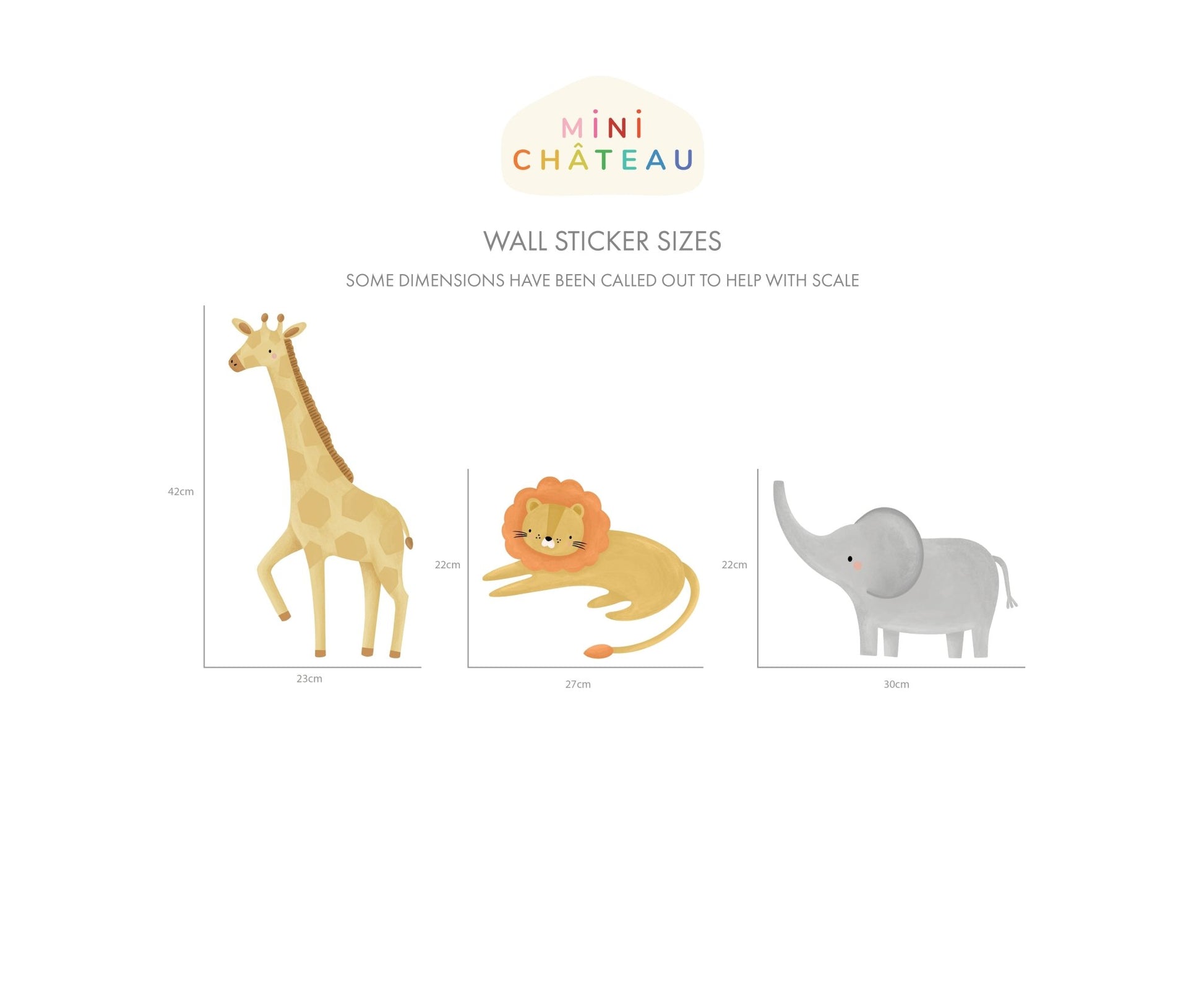 Jungle Wall Stickers - Mini Chateau