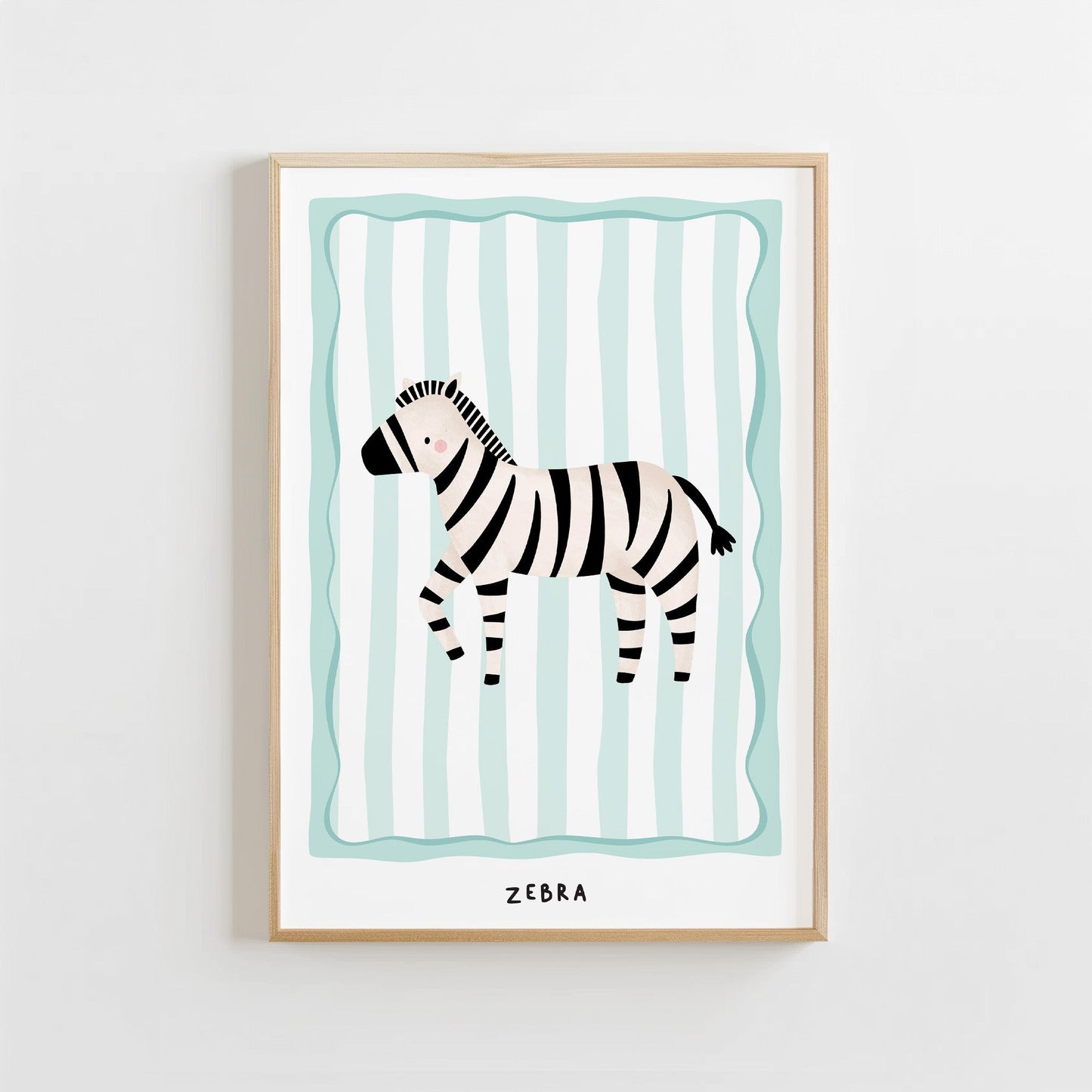 Jungle Zebra | Unframed - Mini Chateau