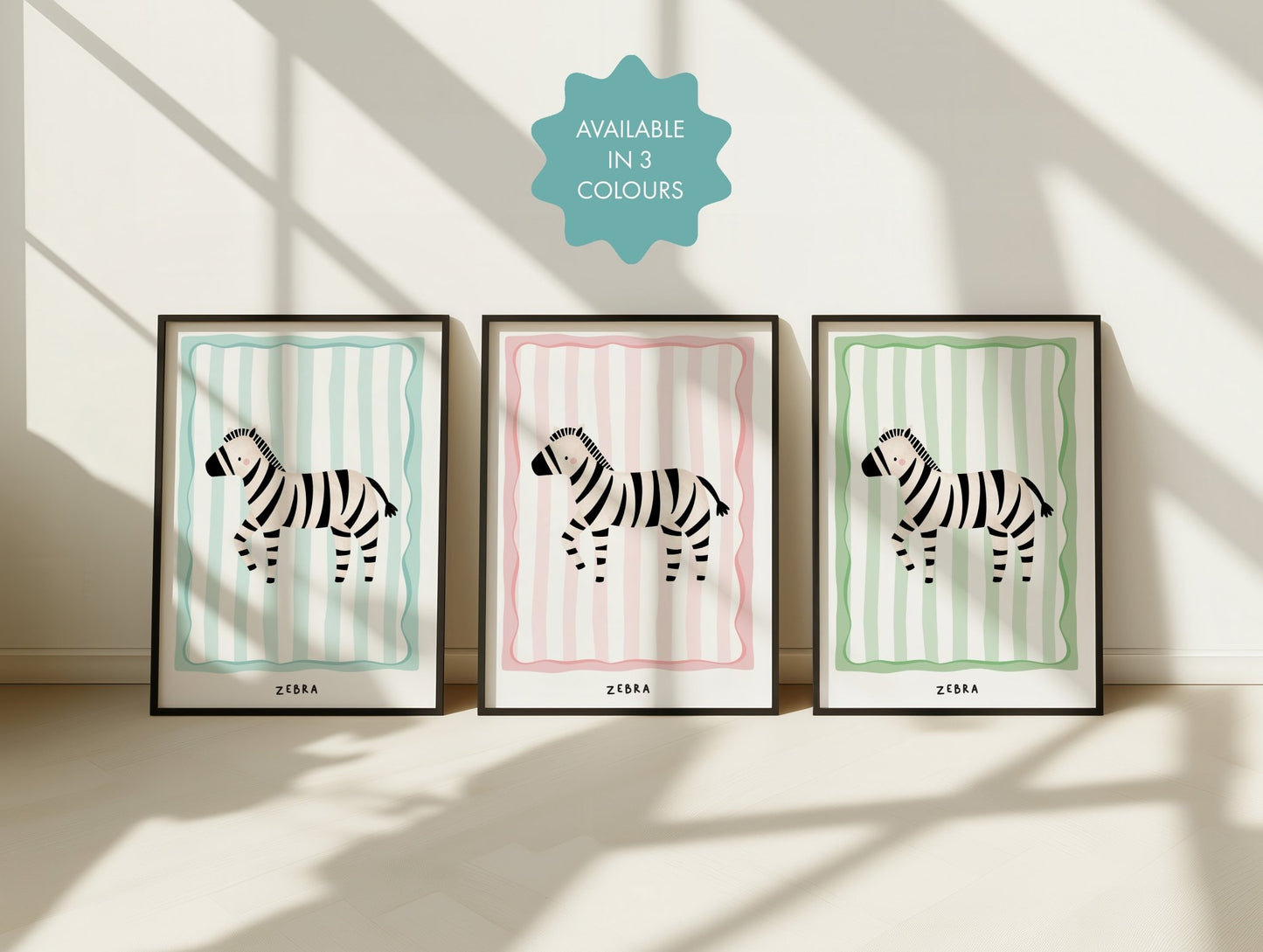 Jungle Zebra | Unframed - Mini Chateau