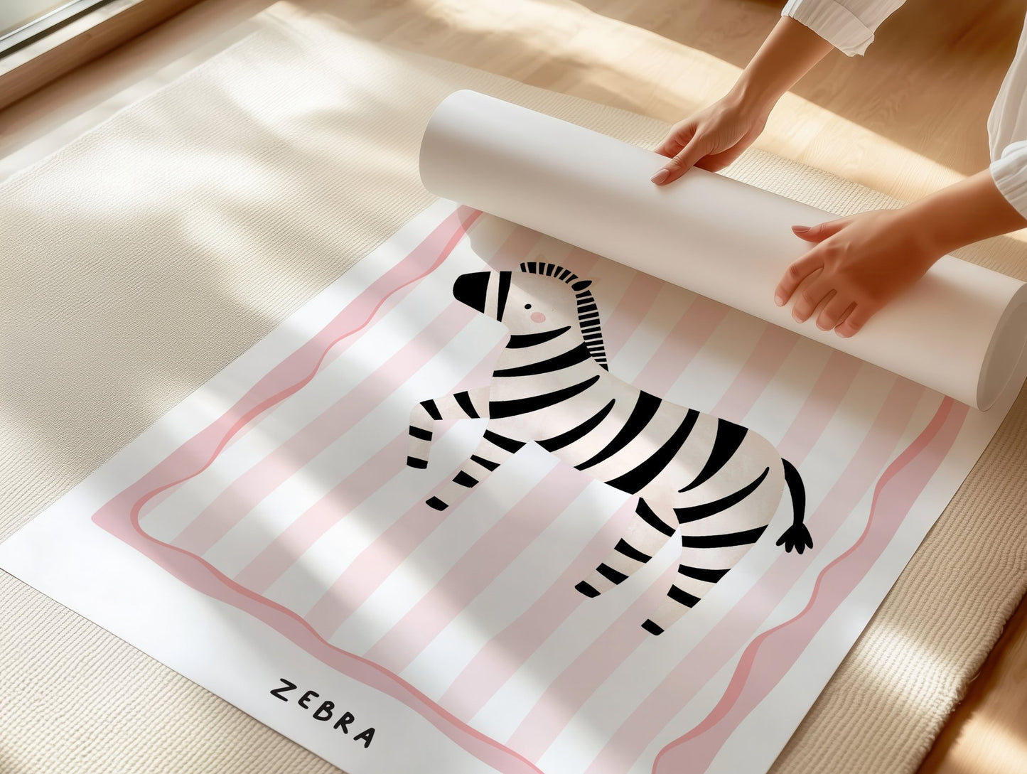 Jungle Zebra | Unframed - Mini Chateau
