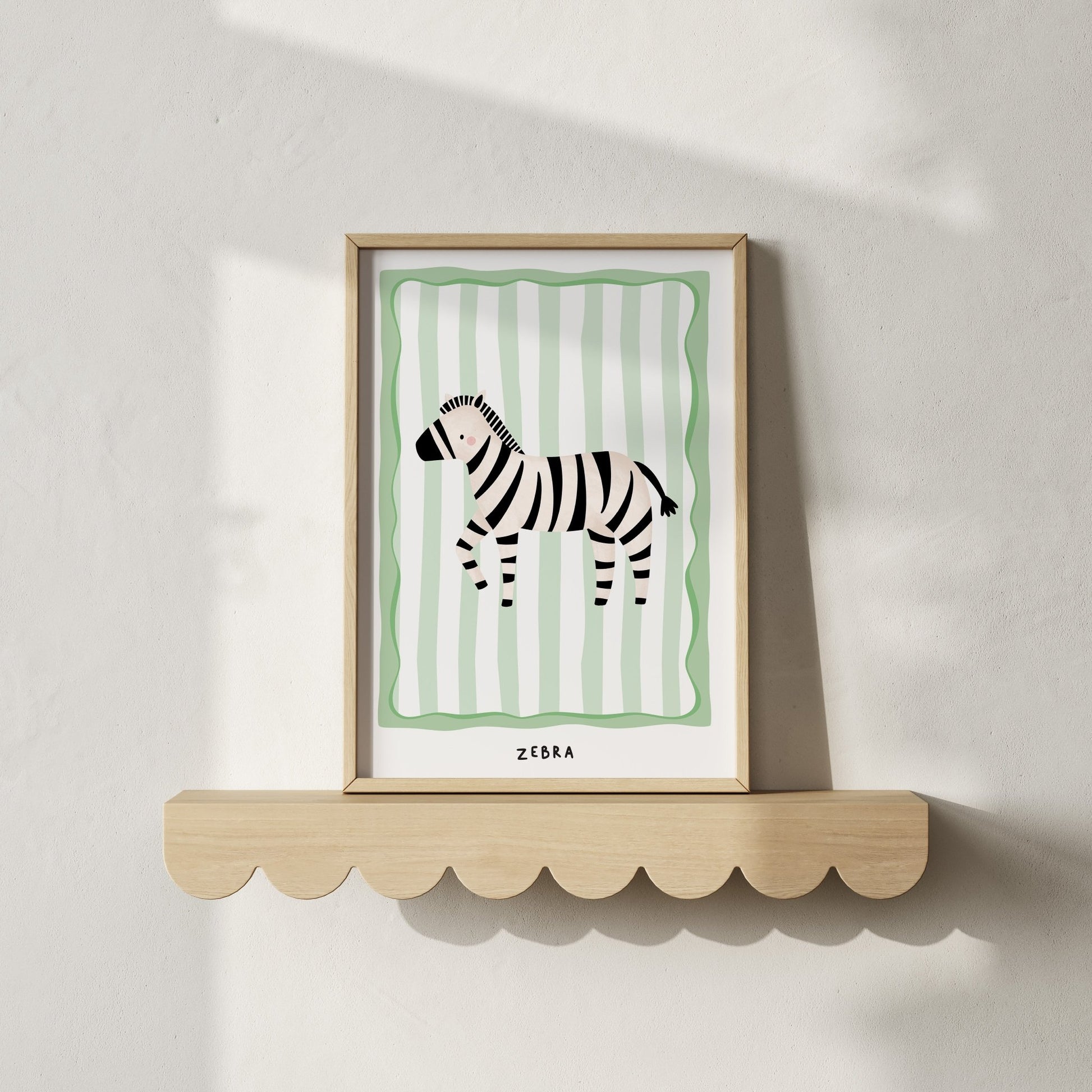 Jungle Zebra | Unframed - Mini Chateau