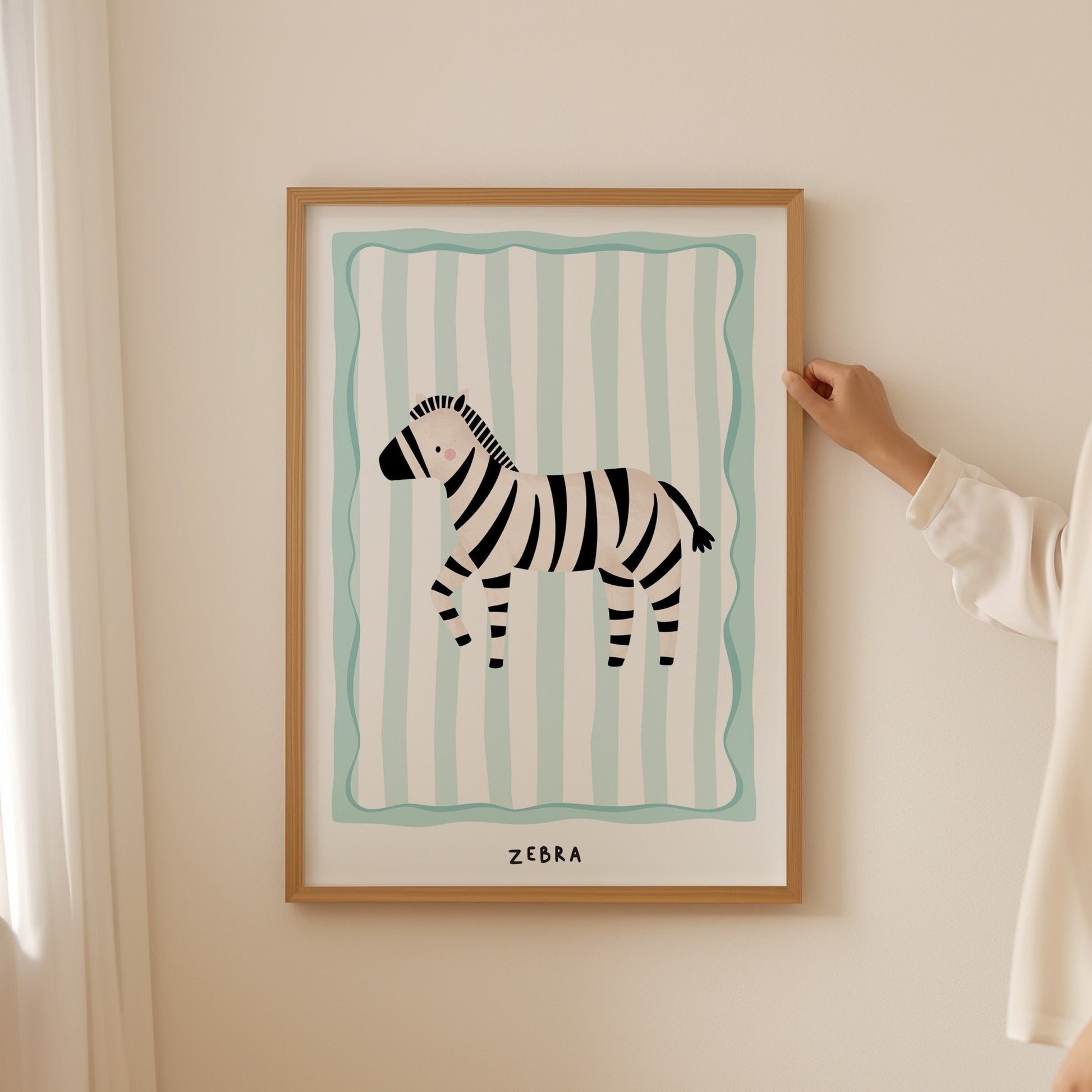 Jungle Zebra | Unframed - Mini Chateau