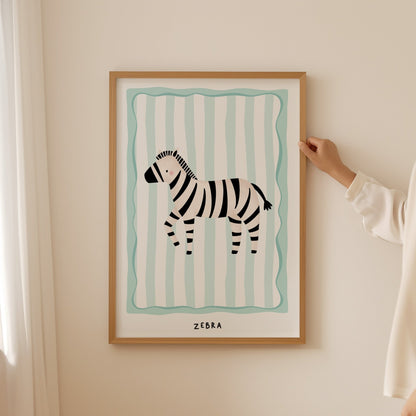 Jungle Zebra | Unframed - Mini Chateau