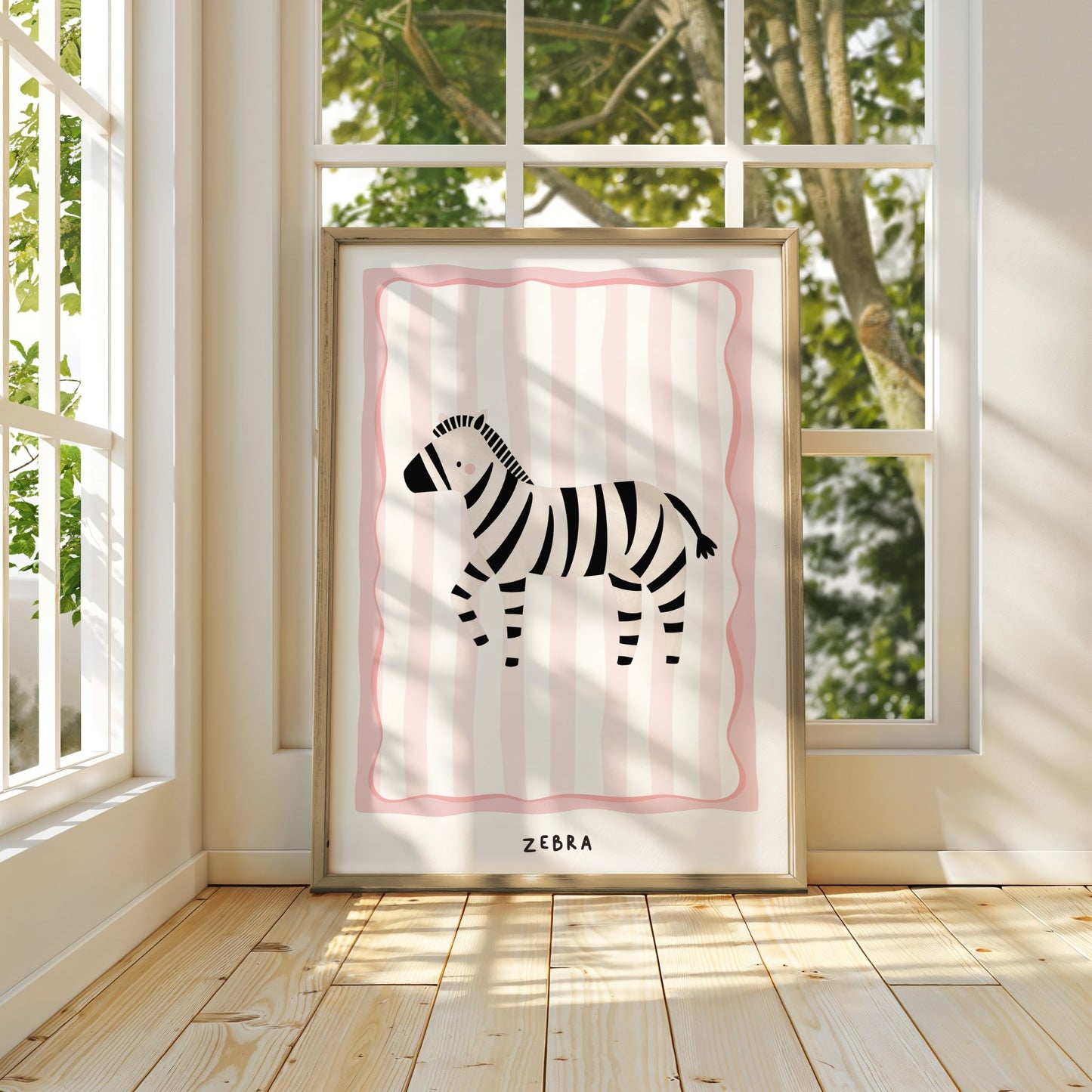 Jungle Zebra | Unframed - Mini Chateau