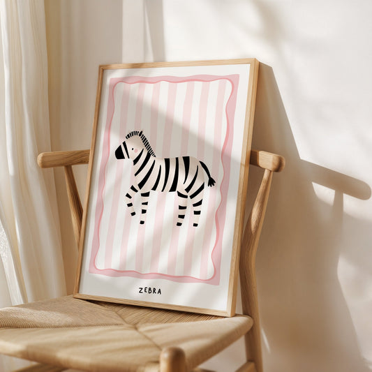 Jungle Zebra | Unframed - Mini Chateau
