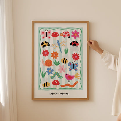 Little Critters - Green | Unframed - Mini Chateau