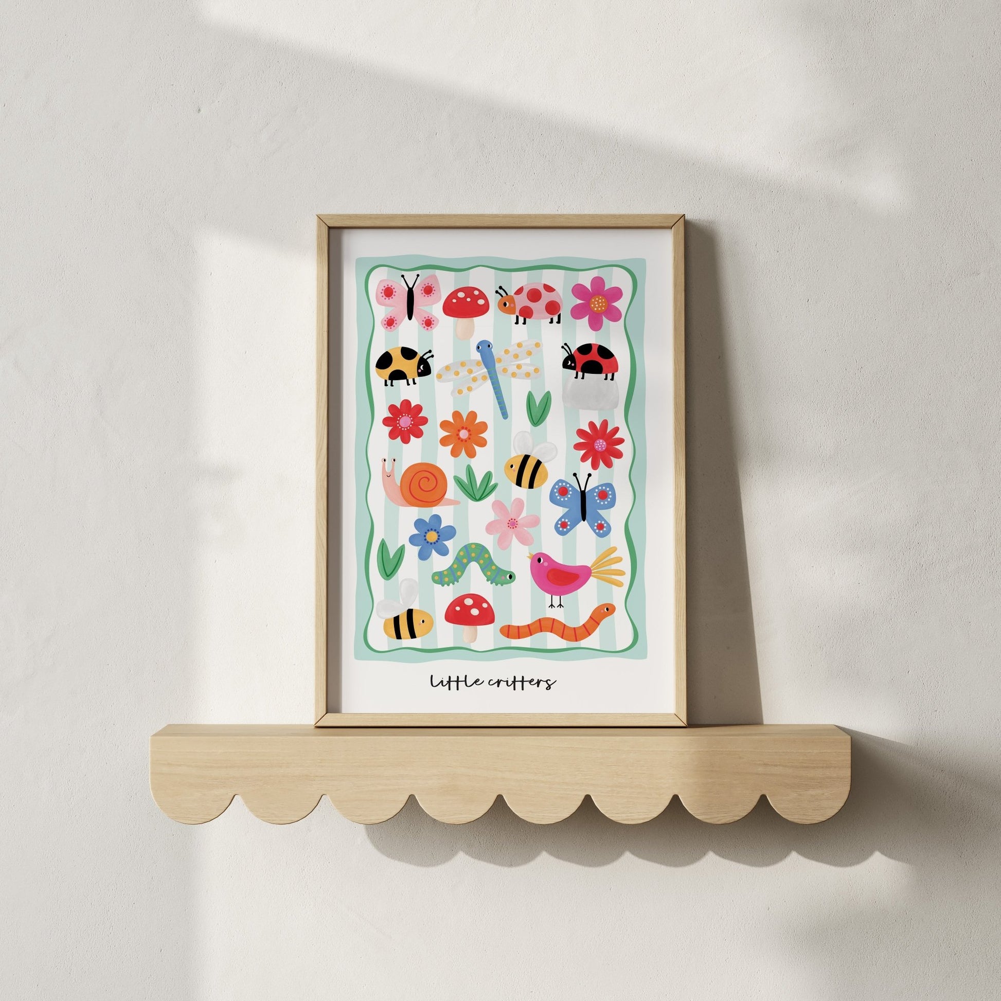 Little Critters - Green | Unframed - Mini Chateau