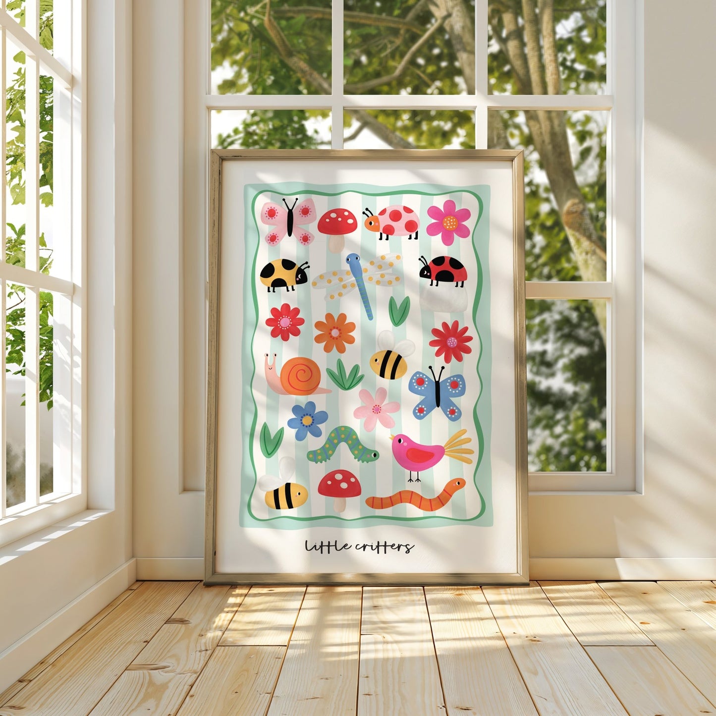 Little Critters - Green | Unframed - Mini Chateau