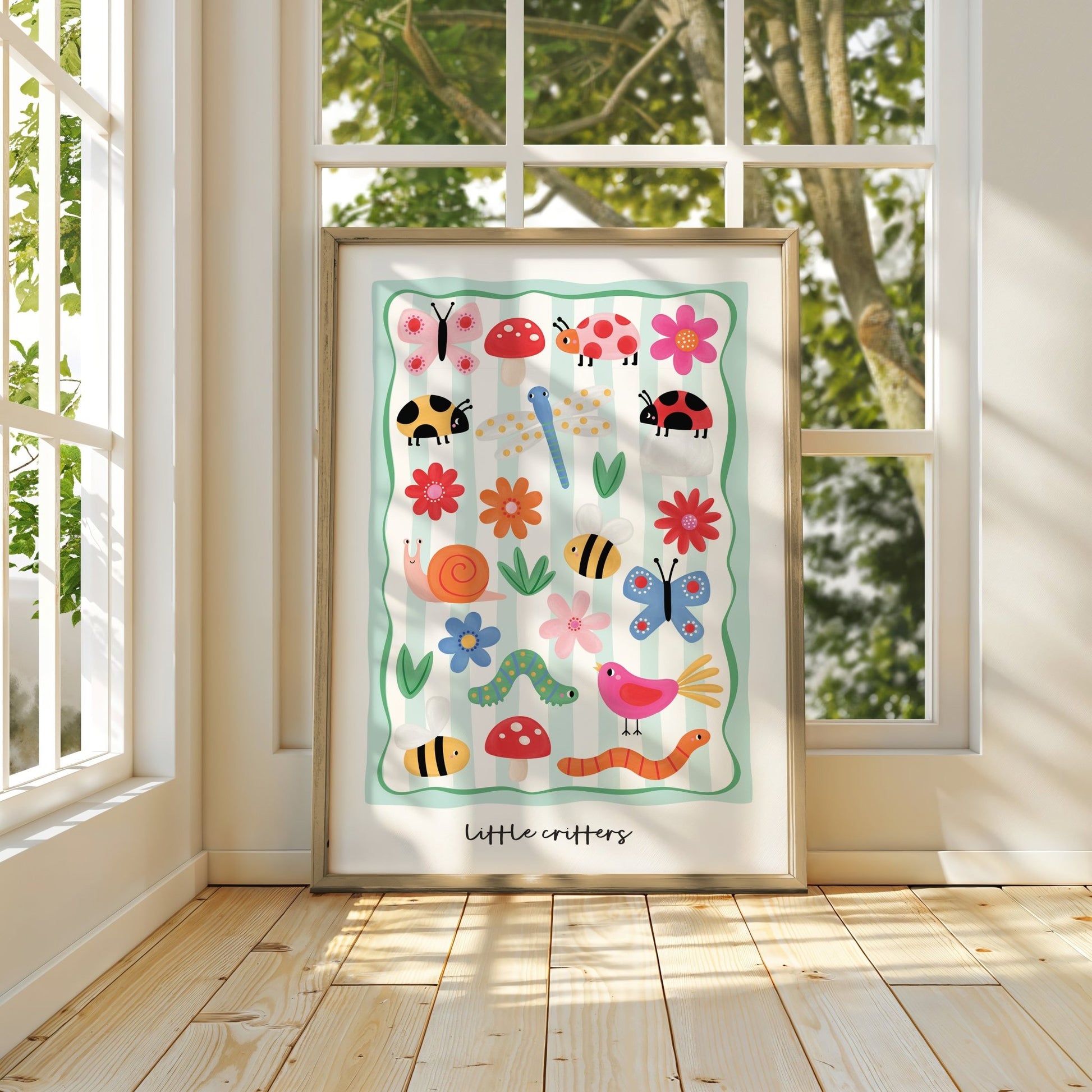 Little Critters - Green | Unframed - Mini Chateau