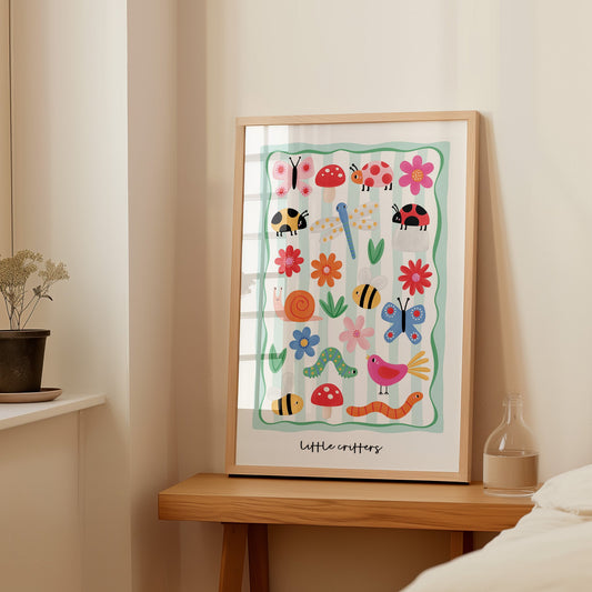 Little Critters - Green | Unframed - Mini Chateau
