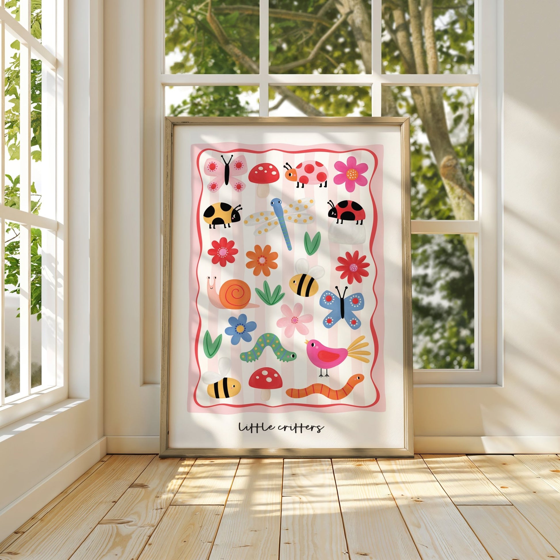 Little Critters - Pink | Unframed - Mini Chateau