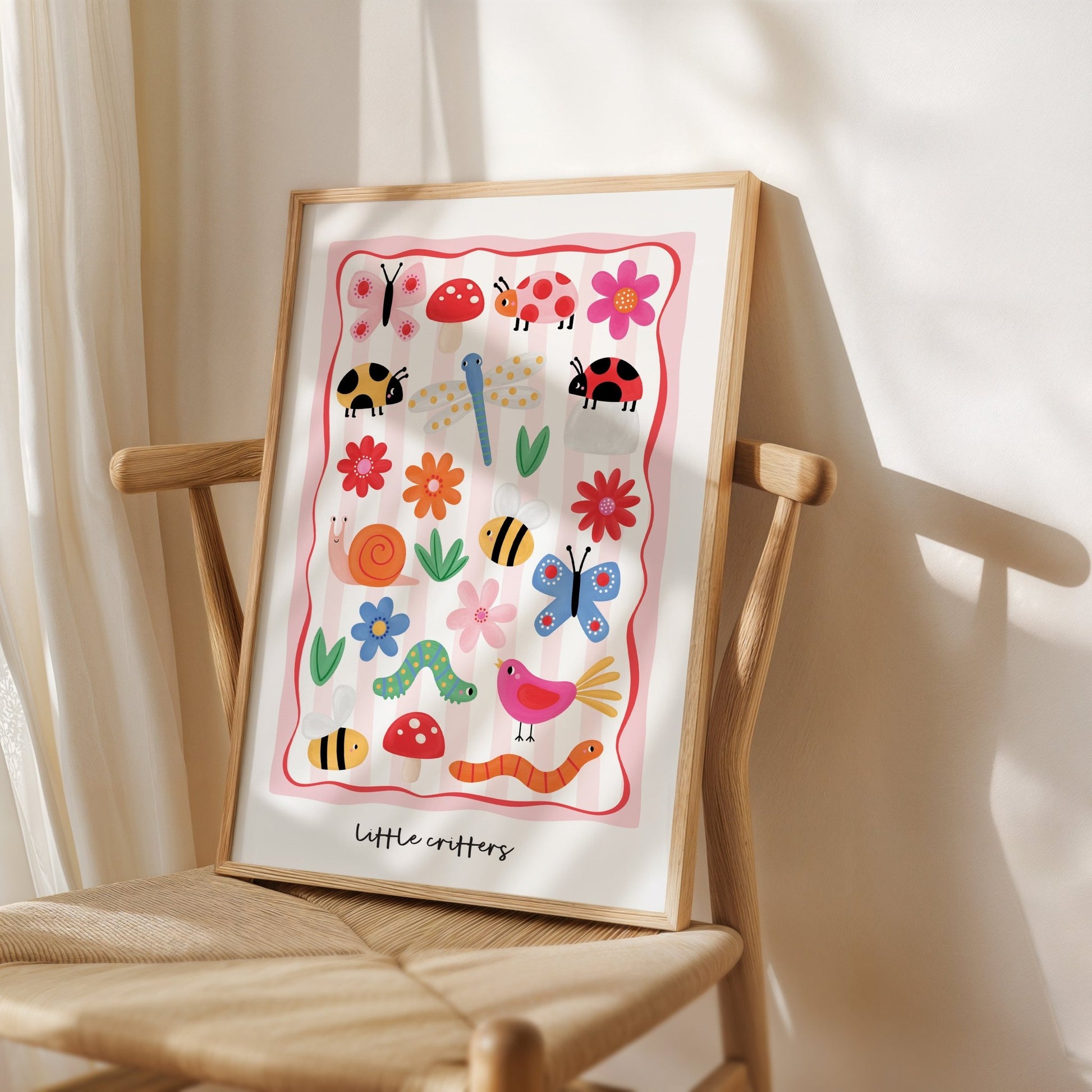 Little Critters - Pink | Unframed - Mini Chateau