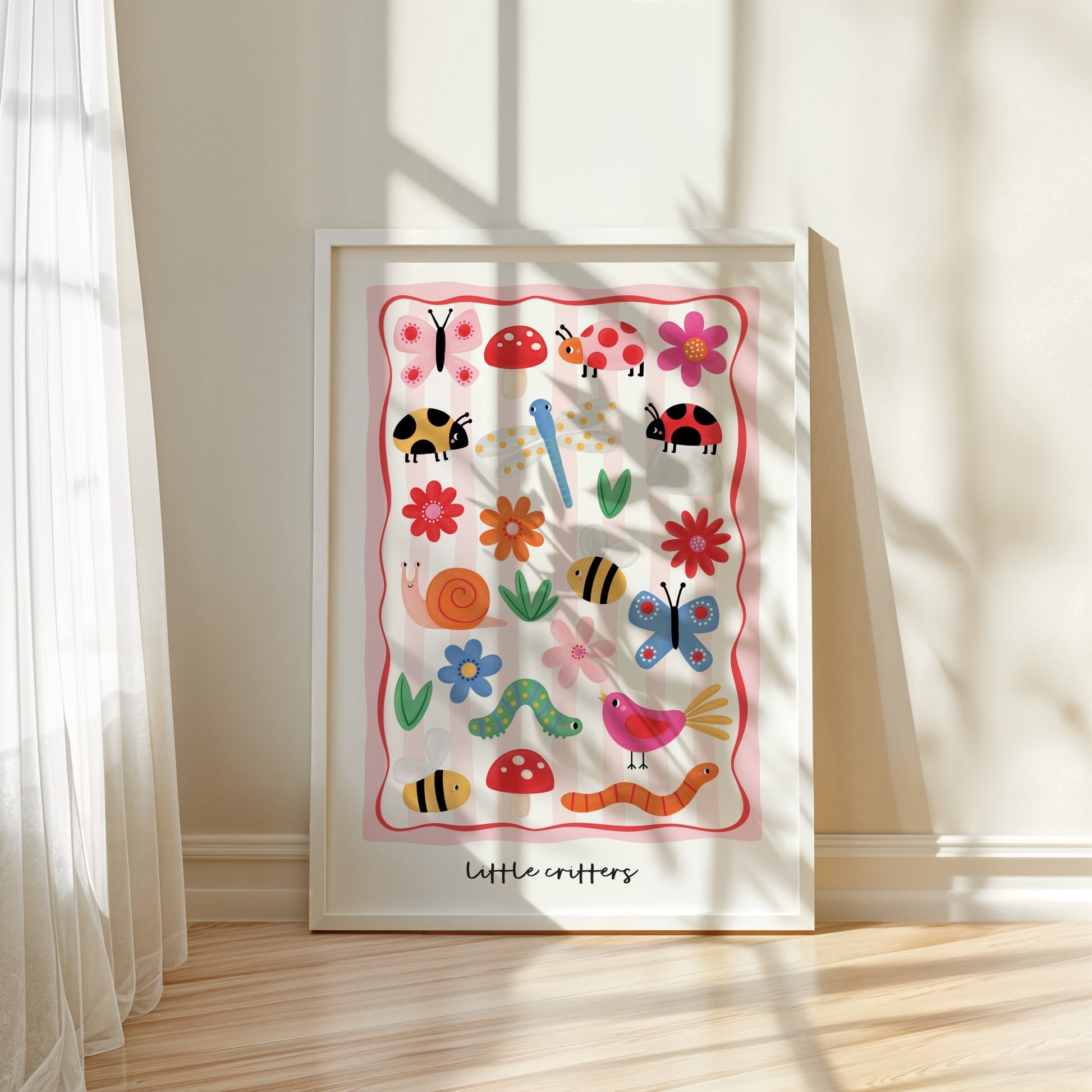 Little Critters - Pink | Unframed - Mini Chateau