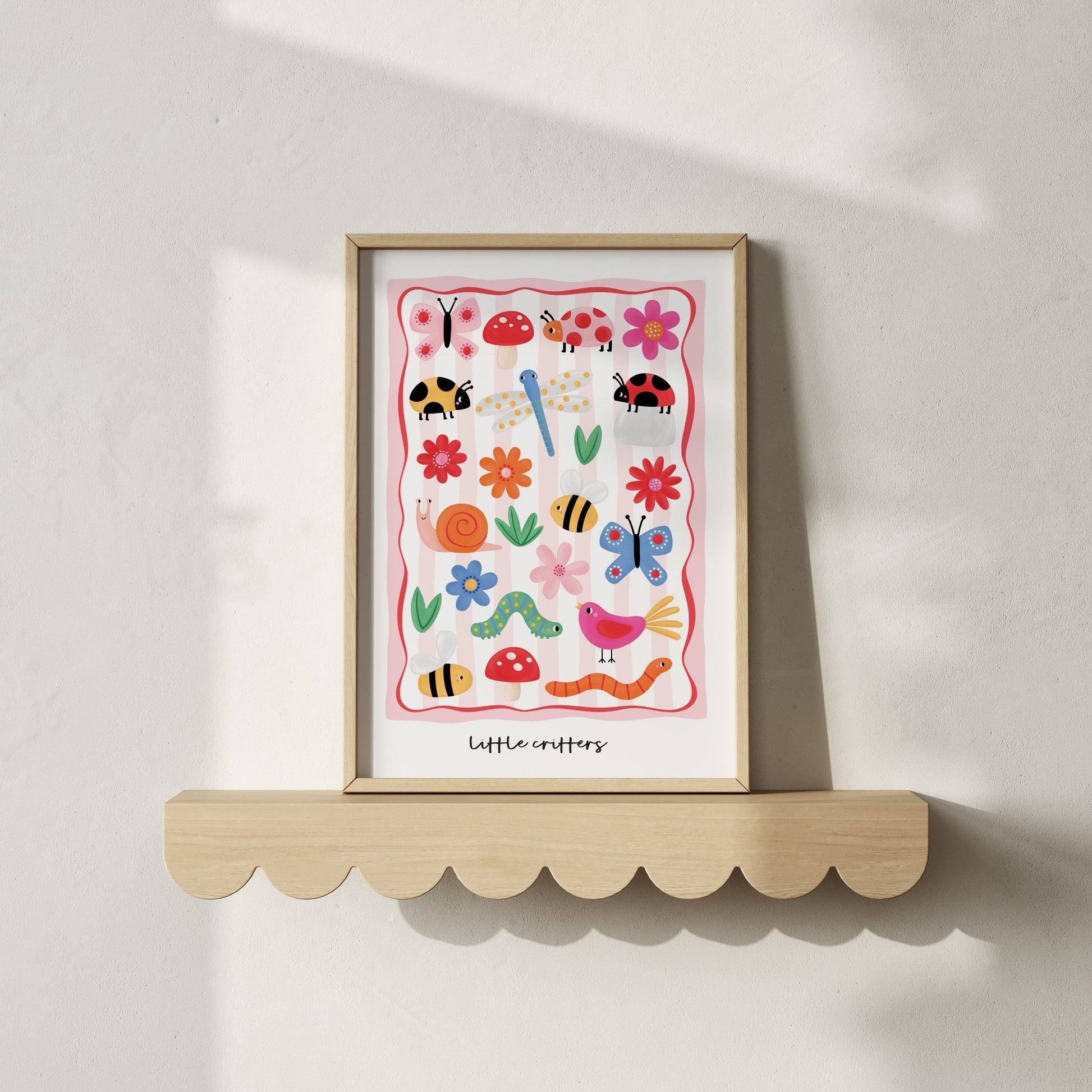 Little Critters - Pink | Unframed - Mini Chateau
