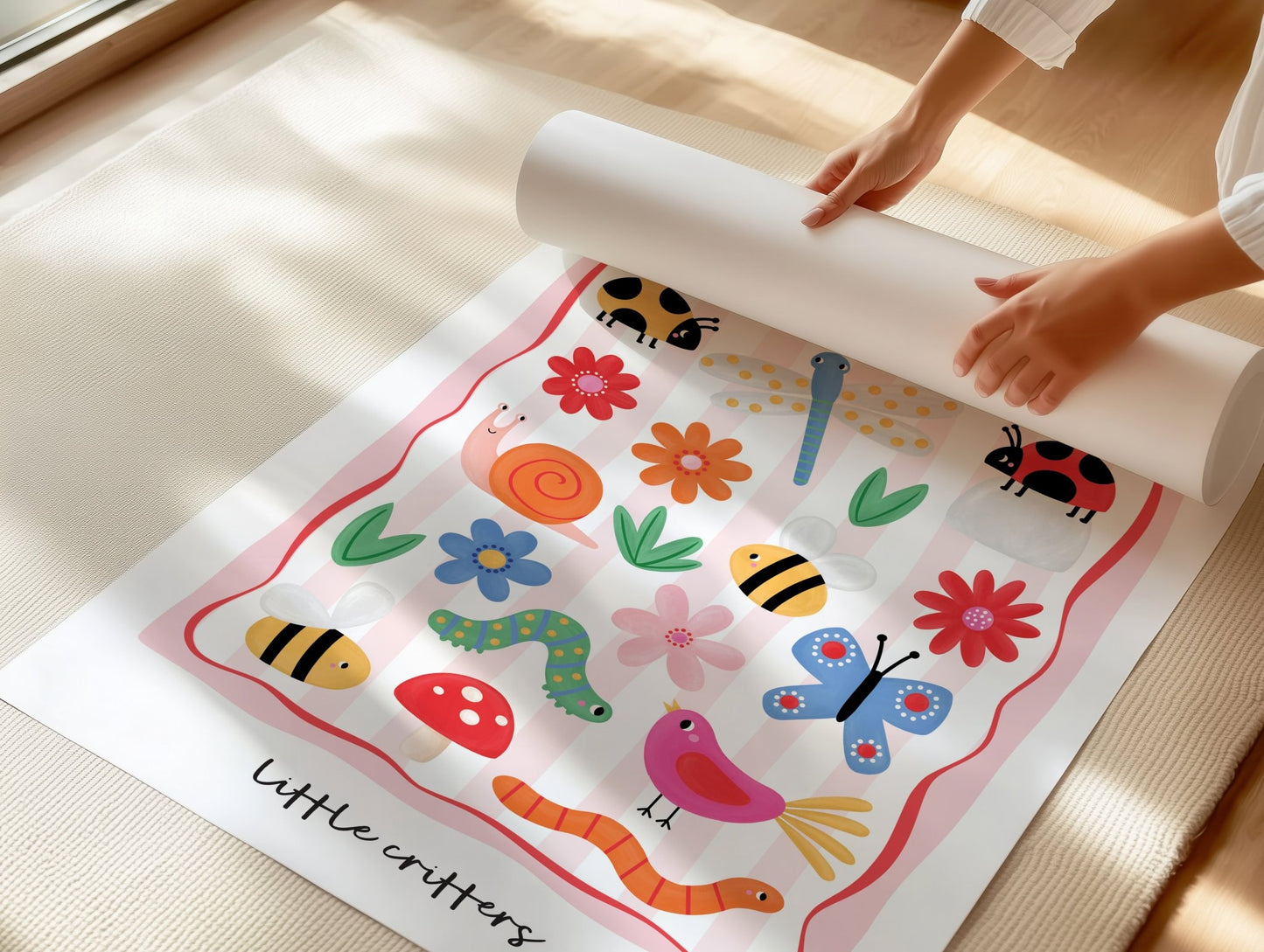 Little Critters - Pink | Unframed - Mini Chateau