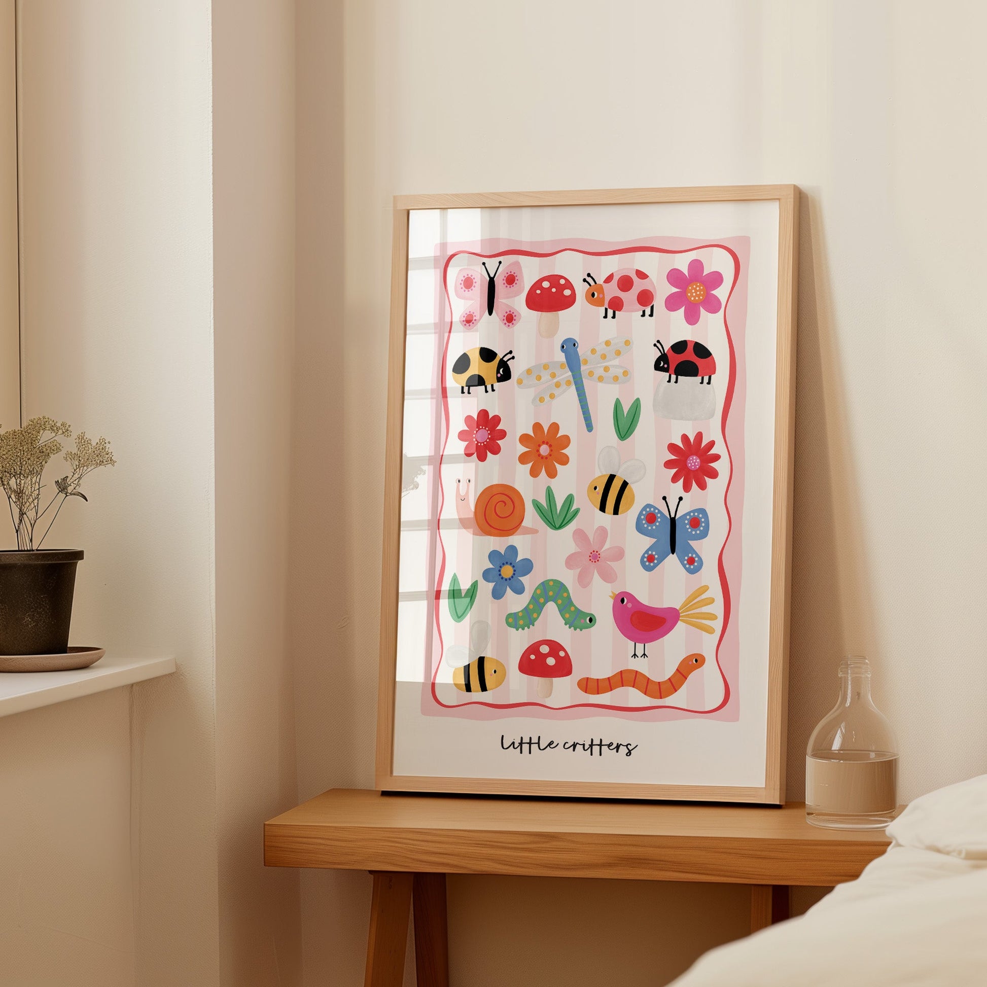 Little Critters - Pink | Unframed - Mini Chateau