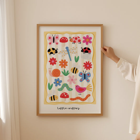 Little Critters - Yellow | Unframed - Mini Chateau