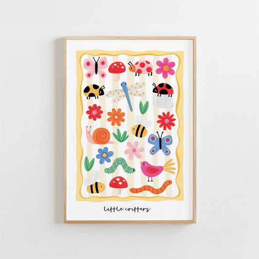 Little Critters - Yellow | Unframed - Mini Chateau