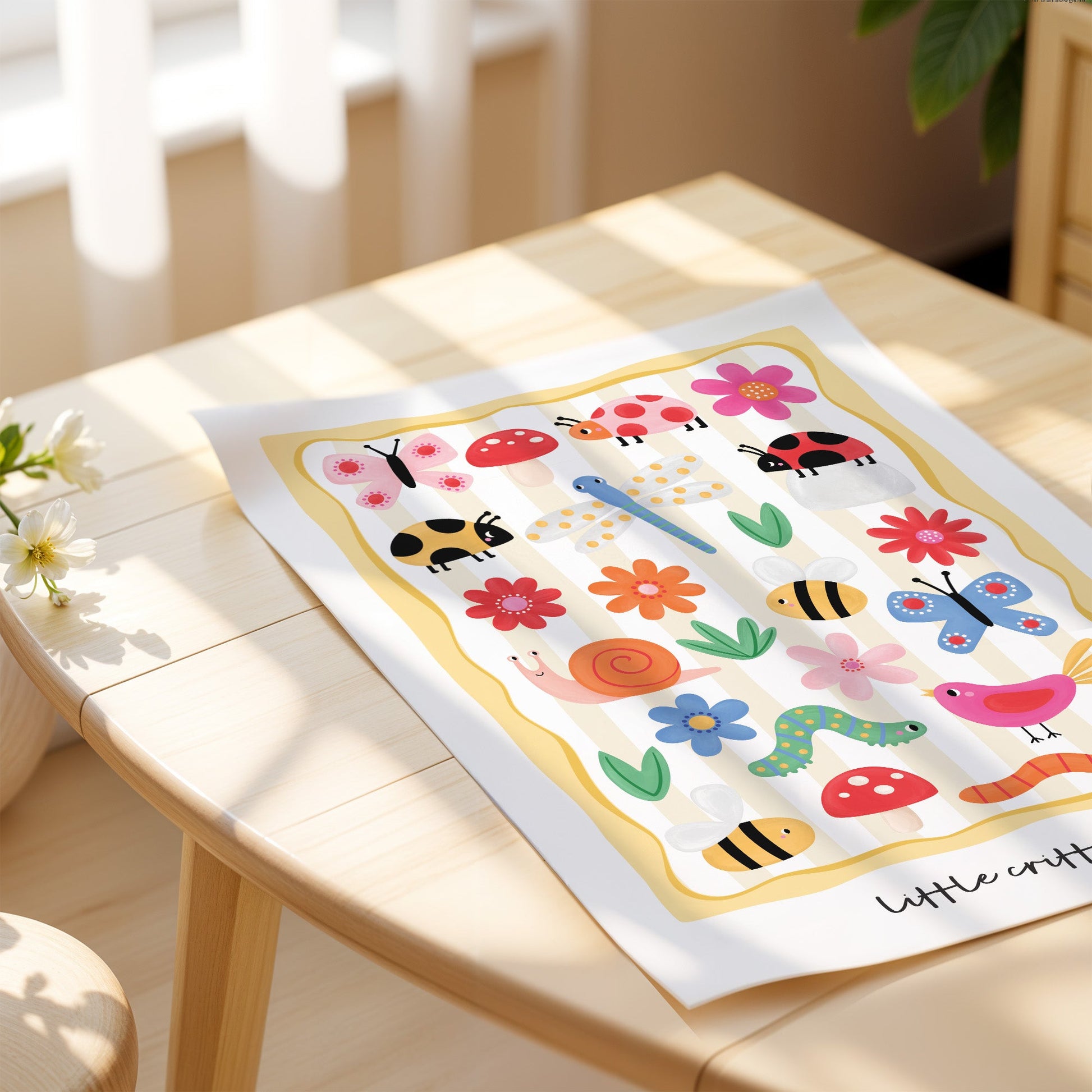 Little Critters - Yellow | Unframed - Mini Chateau