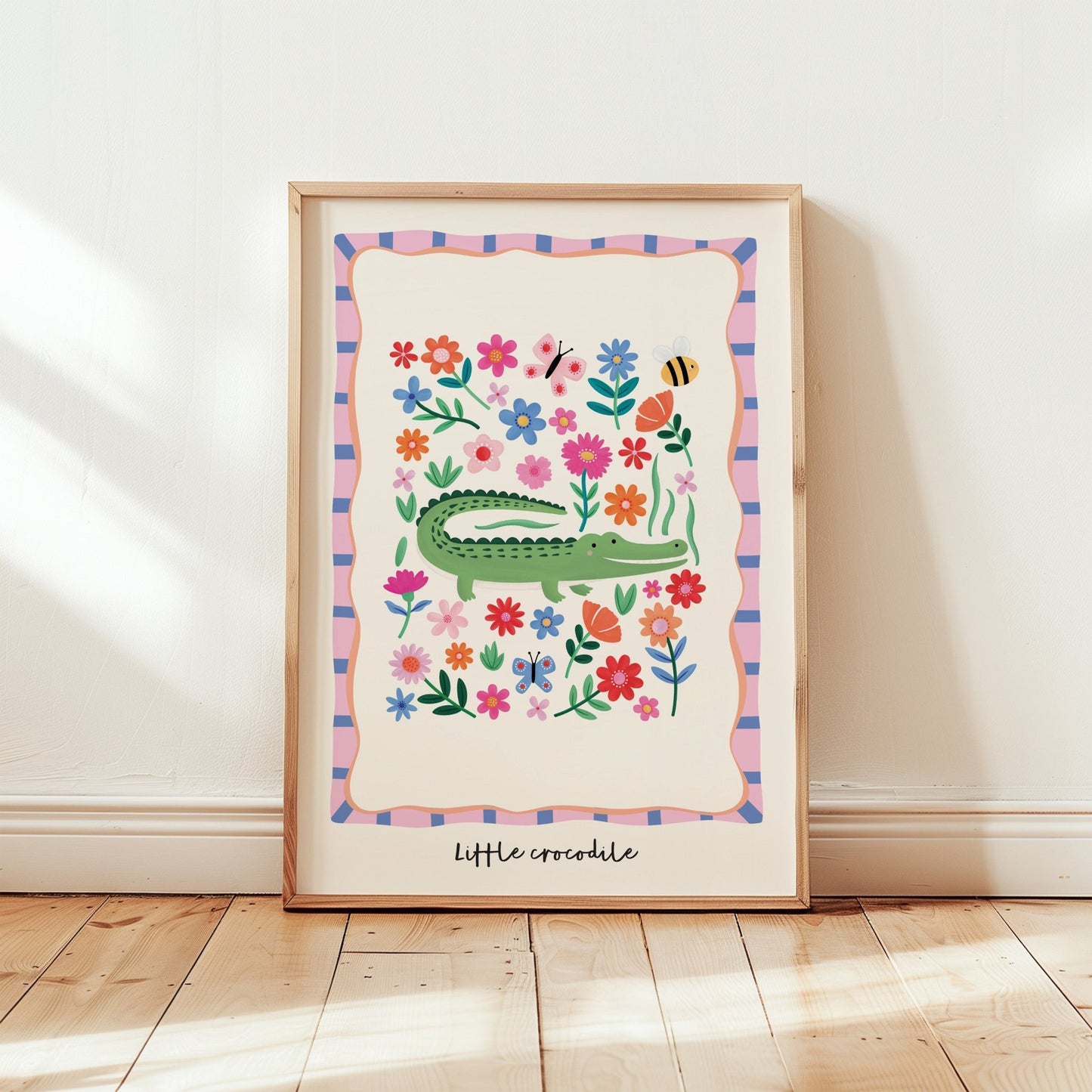 Little Crocodile | Unframed - Mini Chateau