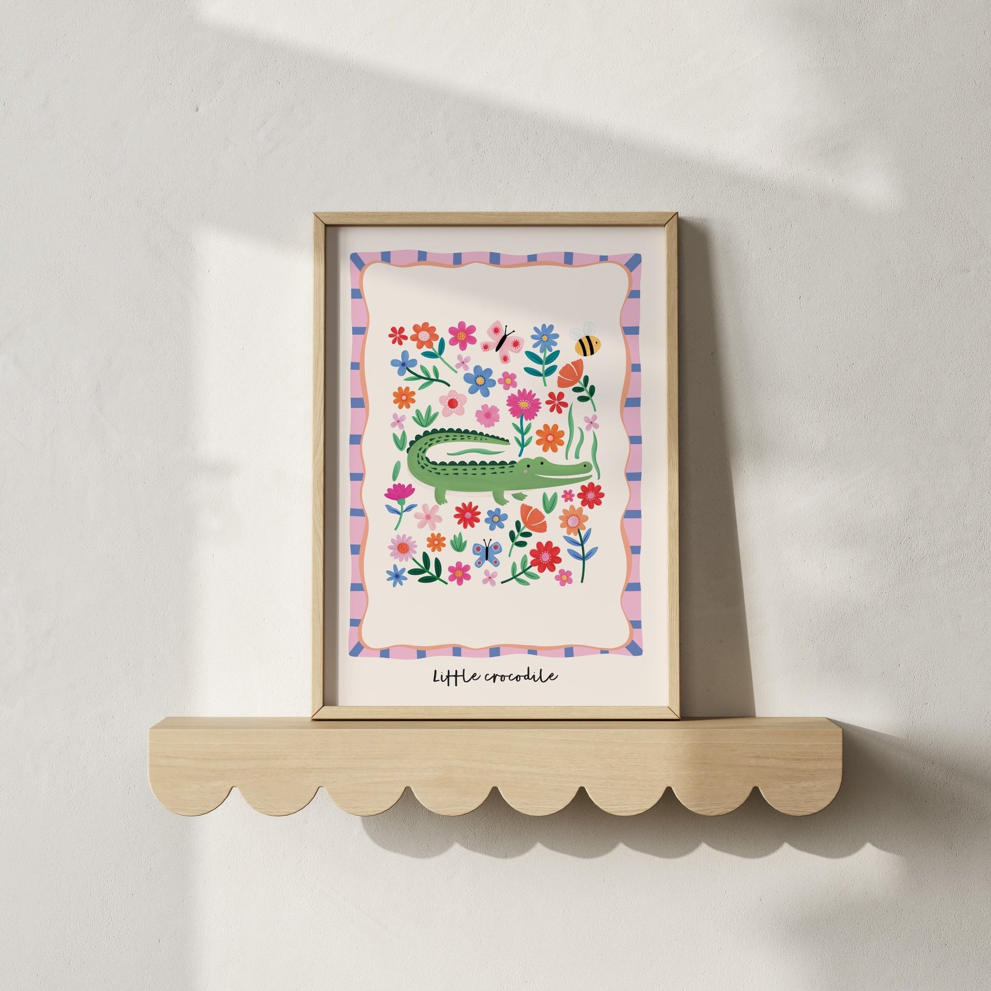 Little Crocodile | Unframed - Mini Chateau